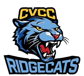 The CVCC Ridgecats mascot logo
